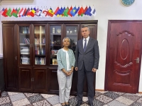 Мулоқоти Ваколатдор оид ба ҳуқуқи инсон Умед Бобозода бо Ҳамоҳангсози доимии Созмони Милали Муттаҳид дар Тоҷикистон.